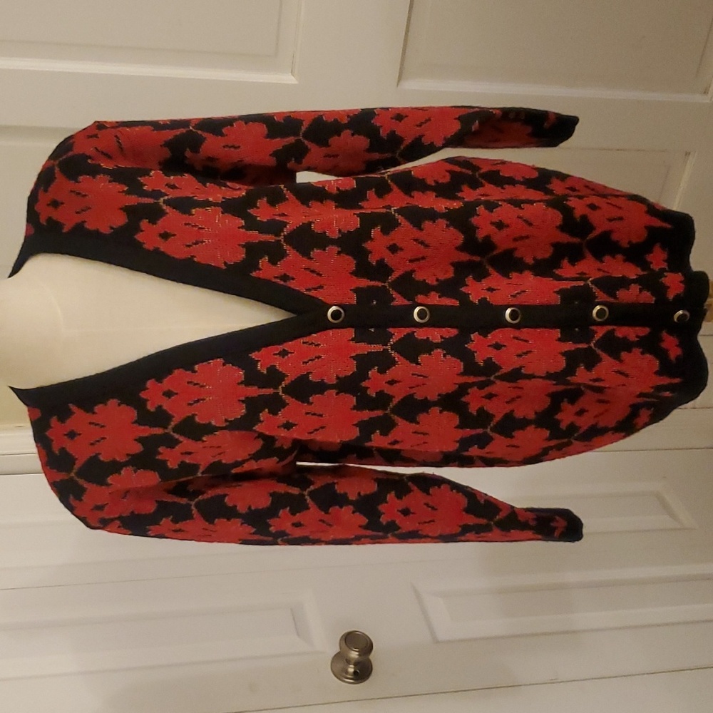 Casual Corner Vintage Baroque Cardigan